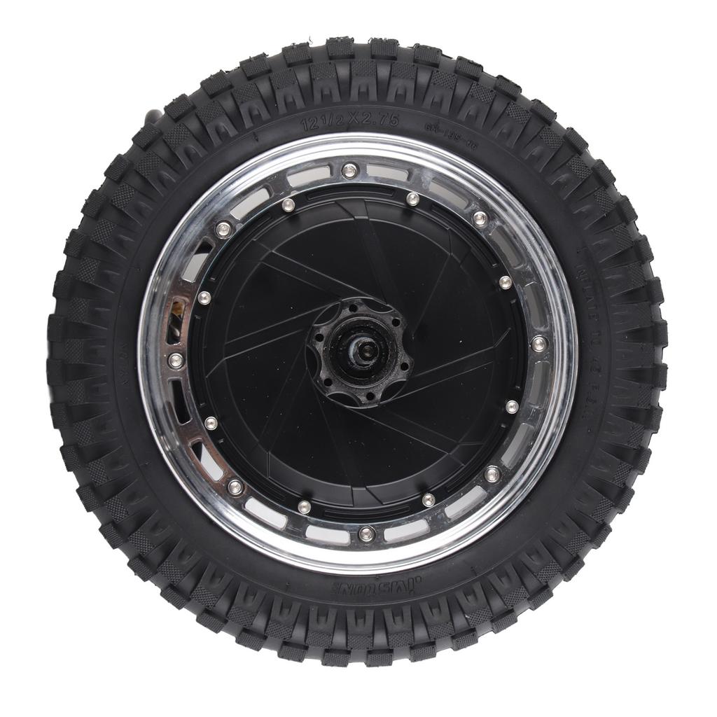 12in Wheel Hub Motor Assembly 48V‑96V 800W‑6500W with Inner Outer Tire Drive Motor Kit for Electric Motorcycle Off Road