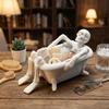 Solid Resin Material Trinket Organizer Smooth Surface Bathtub Tray Desktop Organizer  Bedroom