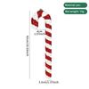 Red & White Sequin Candy Cane Ornament for Christmas Tree