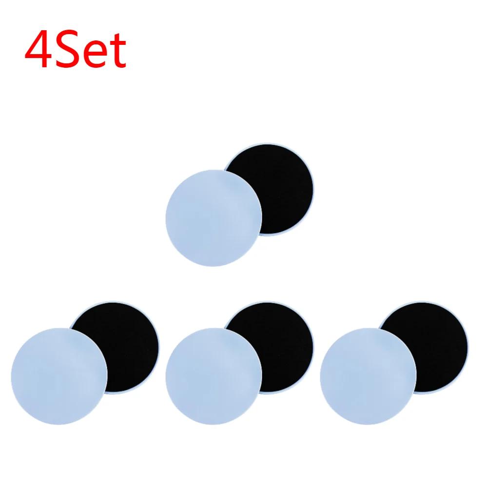 2Pcs Exercise Sliding Plate Dual Sided Yoga Gliding Discs Portable Abdominal Core Training Plate for Body Muscle Workout