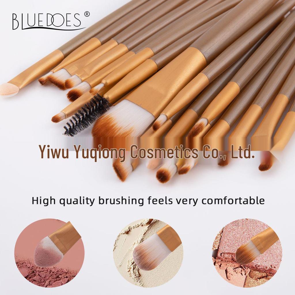 33-Piece Makeup Brush Set with Super Soft Beauty Sponge and Eyeshadow & Foundation Brushes