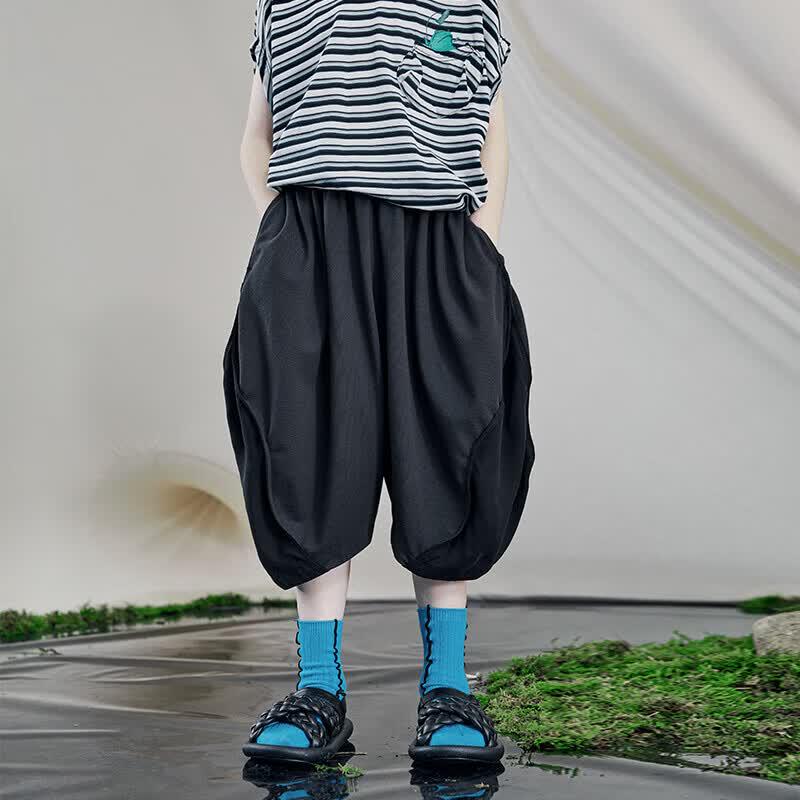 Xiao Rizhe Kids' Summer Casual Cropped Pants