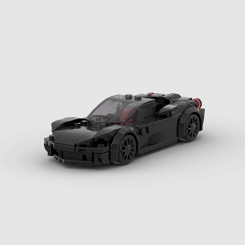 Technical Speed Car MOC City Racing Car Rally Building Blocks Bricks Set Retro Ornament Diy Toys For  Kid Adults Birthday Gifts