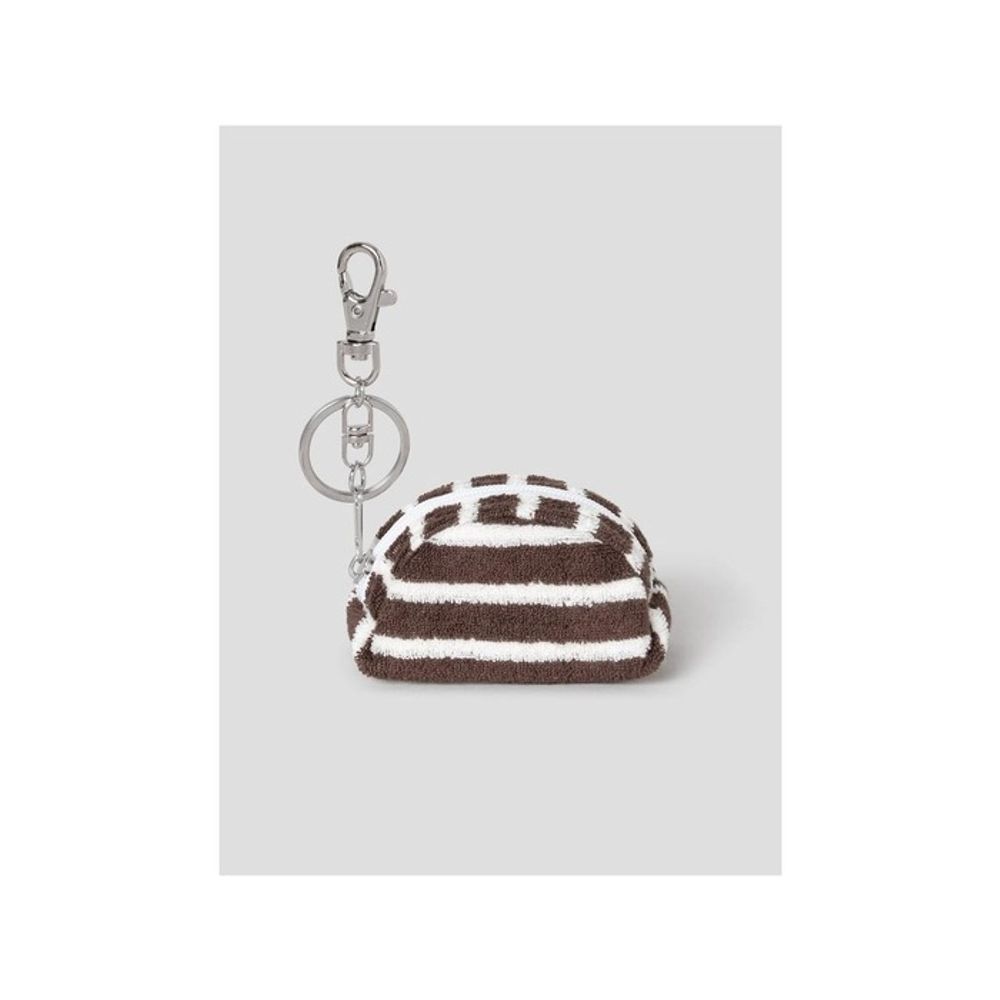 8SECONDS Stripe Keychain Brown (19578ZWY8D)
