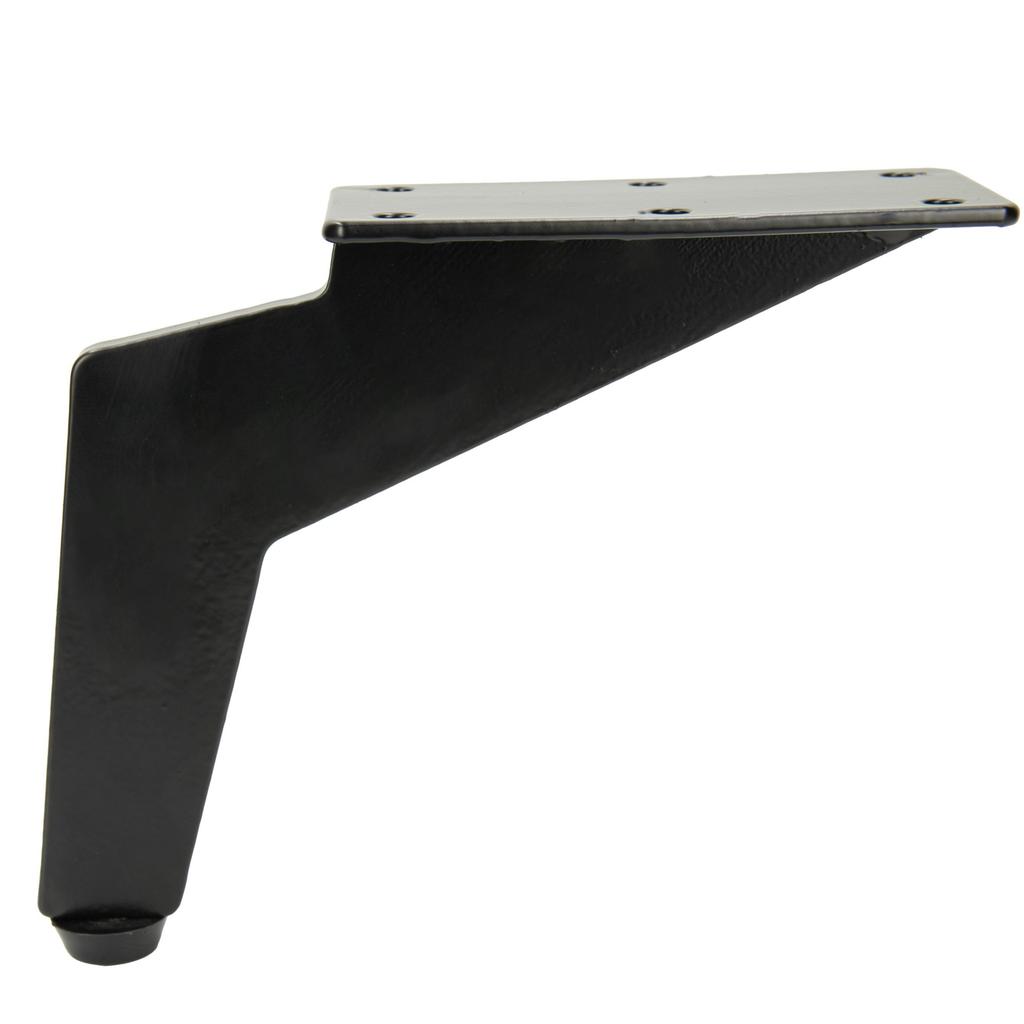 Loft furniture leg, black matte, height 12 cm