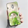 Soft TPU Case For Nokia 6 6.1 Plus Nokia6 Phone Case Luxury Cute Love Rabbit Funny Cartoon Black Silicone Shockproof Back Cover