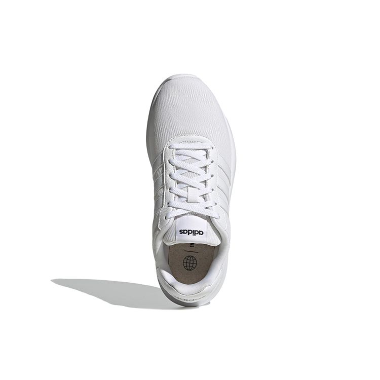 Adidas Lite Racer 3.0 White Women Sneakers Cloud-White Grey-Two GW7955
