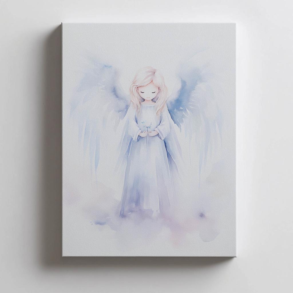 Radość Anioła Radość Anioła, 30X40 Cm, Rama Drewniana Ciemny Brąz, Papier Matowy 230 Gsm