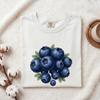 Blaubeerzweig Hemd Cottagecore Vegetation Geschenk Damen Garten T-Shirt Blaubeer T-Shirt Cottage Enthusiast Gartenstil T-Shirt Laub Grafik
