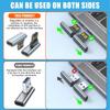 90°Bend USB to Type C Adapter Connectors Reversible Plugs Support Inline Control for Easy Use in Tight Space Use