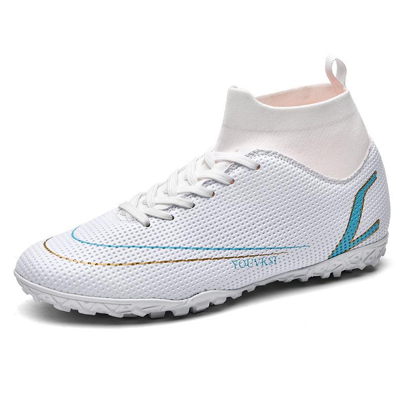 

Сломанные ногти мужские футбольные бутсы лето новые кроссовки для искусственной травы экипировка соревновательные тренировочные бутсы шипы кроссовки 35