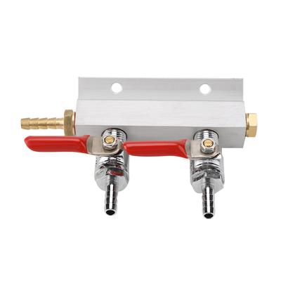 Muti Way Home Co2 Air Gas Manifold Distribution Splitter Beer 2 Way