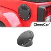Fuel Filler Door Gas Cap Tank Cover for 2007-2018 Jeep Wrangler JK Carbon Fiber
