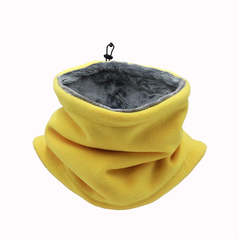 Yingbo Winter Cycling Scarf: Thick Fleece Neck Warmer & Windproof Dust Mask