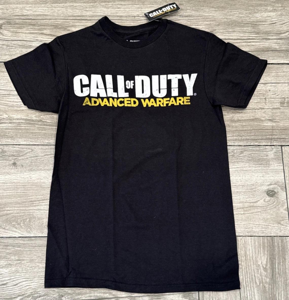 2014 Call of Duty Advanced Warfare Logo Style Activision T-Shirt Size Small S