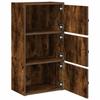 Bookshelf Smoked Oak 40 X 24 X 77 Cm Engineered Wood
