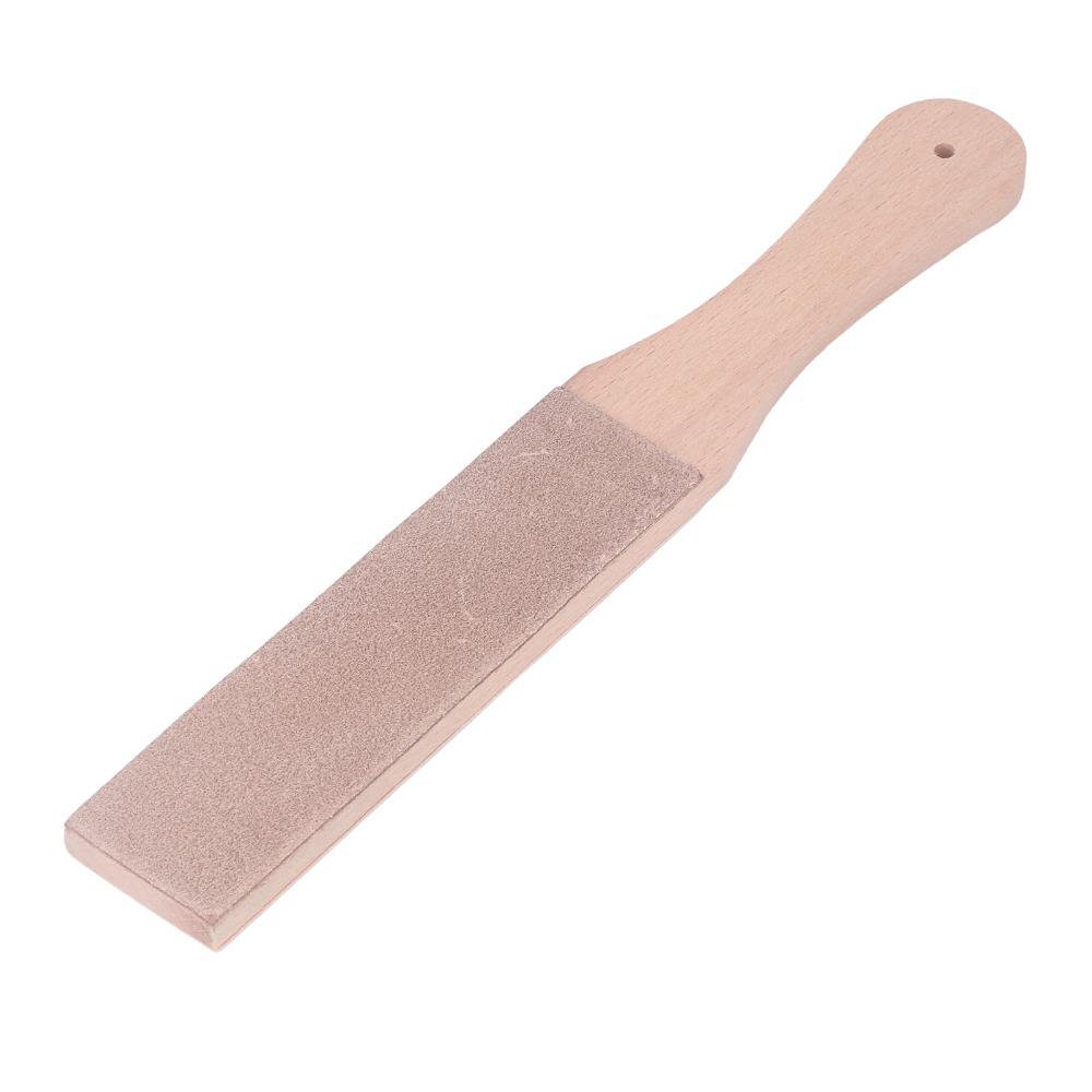 Ergonomic Handle Leather Strop Double Sided Knife Sharpening Strop For Leather Cutting Tools