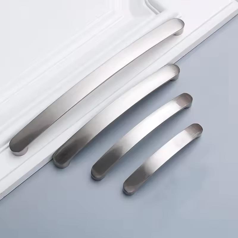 5Pcs Cabinet Handles Knobs Aluminum Alloy Door Kitchen Knobs Cabinet Pulls Drawer Furniture Handle Hardware