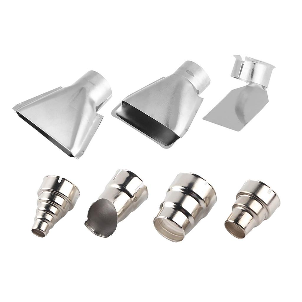 7pcs 35 40mm Heat Gun Nozzles Kit For Hot Air Soldering Station Repair Tool Accessory