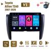 2 Din Android Car Radio Multimedia Video Player For Toyota Allion T260 2007-2020 Navigation GPS WIFI Head Unit 1+16GB
