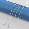 925 Sterling Silver AAA Zircon Pendant Necklace Fashionable Wedding Jewelry