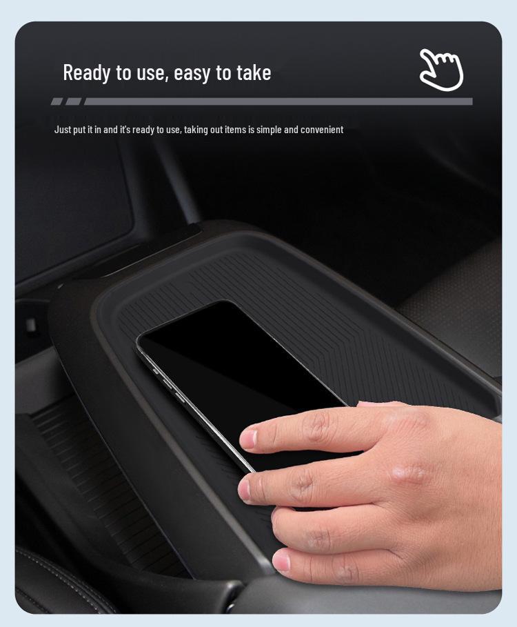 Ji Yue 01 Wireless Charging Non-slip Silicone Pad for Car Console Protection