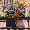 1 Stück Automatischer Faltregenschirm - Anime One Piece Muster Tragbares faltbares Design Mit 8 Rippen Weihnachts-Geburtstagsgeschenke