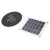 Solar Powered Exhaust Fan 10W Monocrystalline Silicon Solar Panel Round Vent Fan Kit for Pet House Chicken Coop Greenhouse