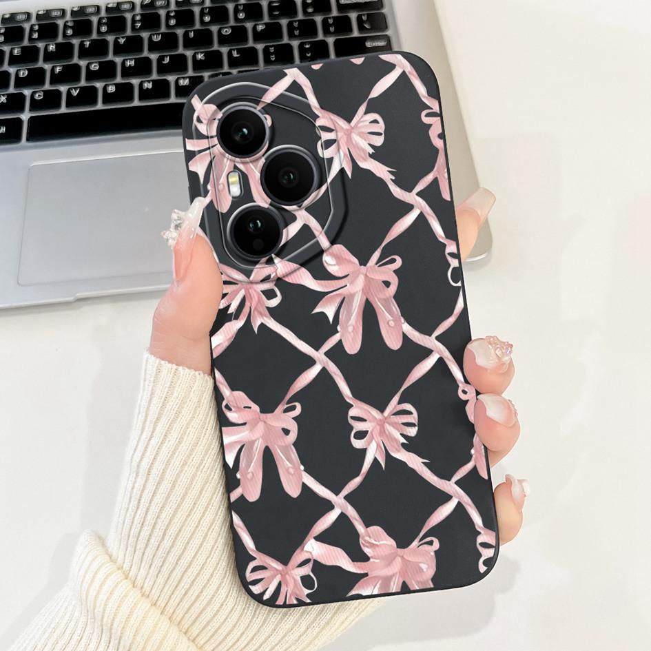 

For Honor 400 5G Case DNY-NX9 Cover New Fashion Flower Soft Silicone Lens Protective Cover For Honor 400 Pro DNP-NX9 Phone Cases Honor 400