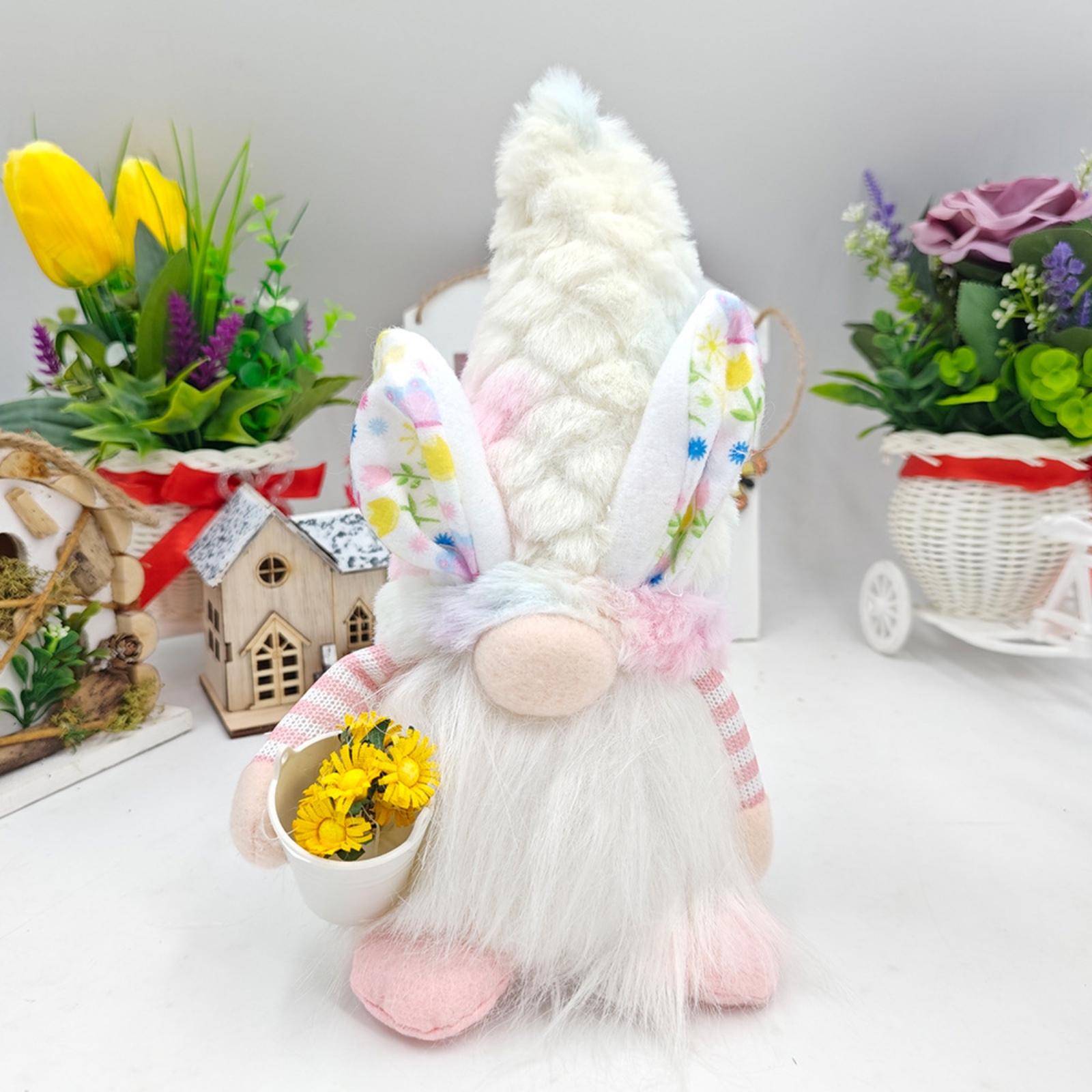 Пасхальный Фестиваль Рудольфа Место для Подарков Декорации Куклы Без Лица Фигурки розовый