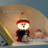 Christmas Snowman Led Night Light Usb Charge Three Light Adjust Desk Decorative For Girl Boy Christmas Gift Bedroom Night Lamp
