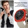 PC-Gehäuse+Schutzring für Samsung Galaxy Watch 8 Classic 46mm Zubehör Hohl-Stoßfänger für Galaxy Watch 8 Classic Hülle