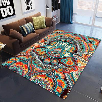 Tapis imprimé main de Fatima, beau tapis pour enfants, salon, chambre à coucher, paillasson antidérapant, accessoires de photographie, cadeau