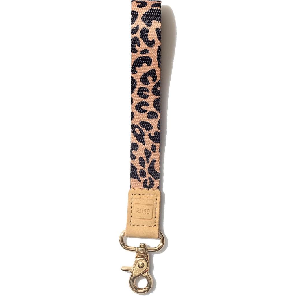 DQL gifts for women short lanyard for keys, cute leopard pattern wrist keychain lanyard for keys, key chain wristlet for women(LEOPARD)