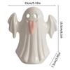 Halloween Ghost Decor Ghost White Ceramic Vase Figurine Room Decor Halloween Decorations Table Centerpieces For Holiday Home