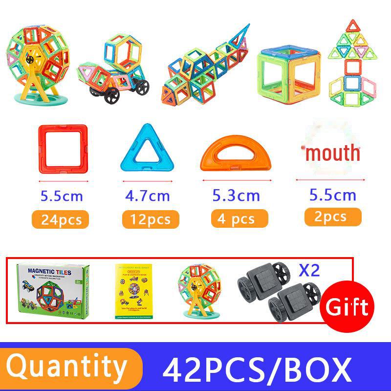 Magnetic Building Blocks for Kids - Educational and Strong Magnet Toy Set