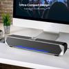 PHISSION USB-Powered Stereo Soundbar with AUX Connection for PC Speakers, TVs, Desktops, PCs, and Smartphones