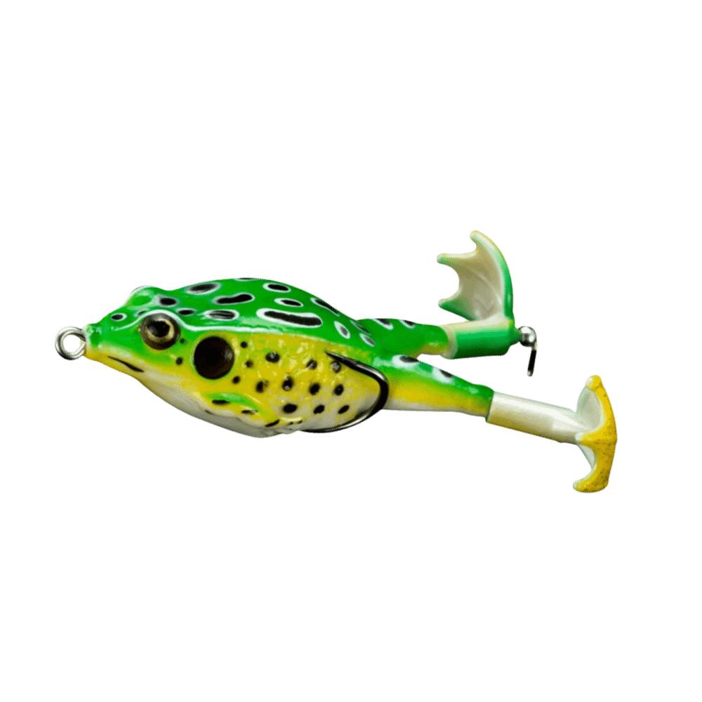 Floating Bait Frog Lure Double Propellers Soft Frog Lure Bass Fishing Lures  Bass Fishing