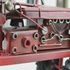 Handmade Vintage Red Iron Tractor Model Crafts