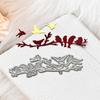 Metal Die Cuts Branch Bird Embossing Stencil Cutting Dies for Card Making Scrapbooking Paper Craft DIY Template Handmade