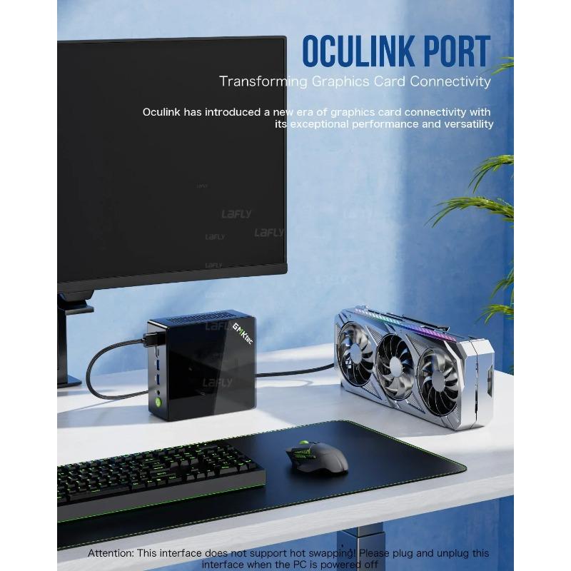GMKtec K8Plus Mini-PC AMD R7-8845HS Window11 Pro AMD Radeon™ 780M Oculink PCIE*4 DDR5 5600MHz SSD Wifi 6 Desktop-Gaming-Computer