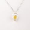 Yellow Cat's Eye Gemstone 925 Sterling Silver Jewelry Tiny Pendant Birthday Gift PP-56-42