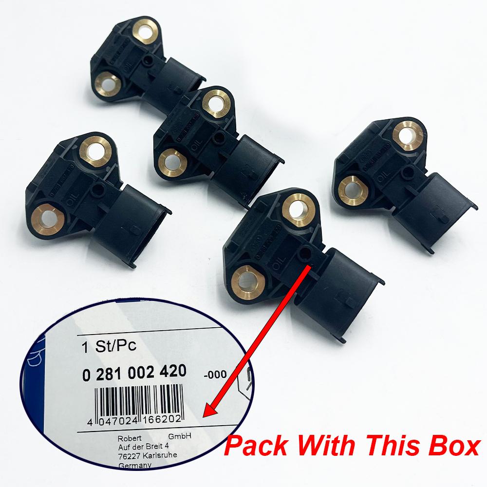 1/5PCS 0281002420 0281006123 MAP Intake Manifold Pressure Sensor 4890193 For I-veco New Holland V-olvo MAN DAF 281002420