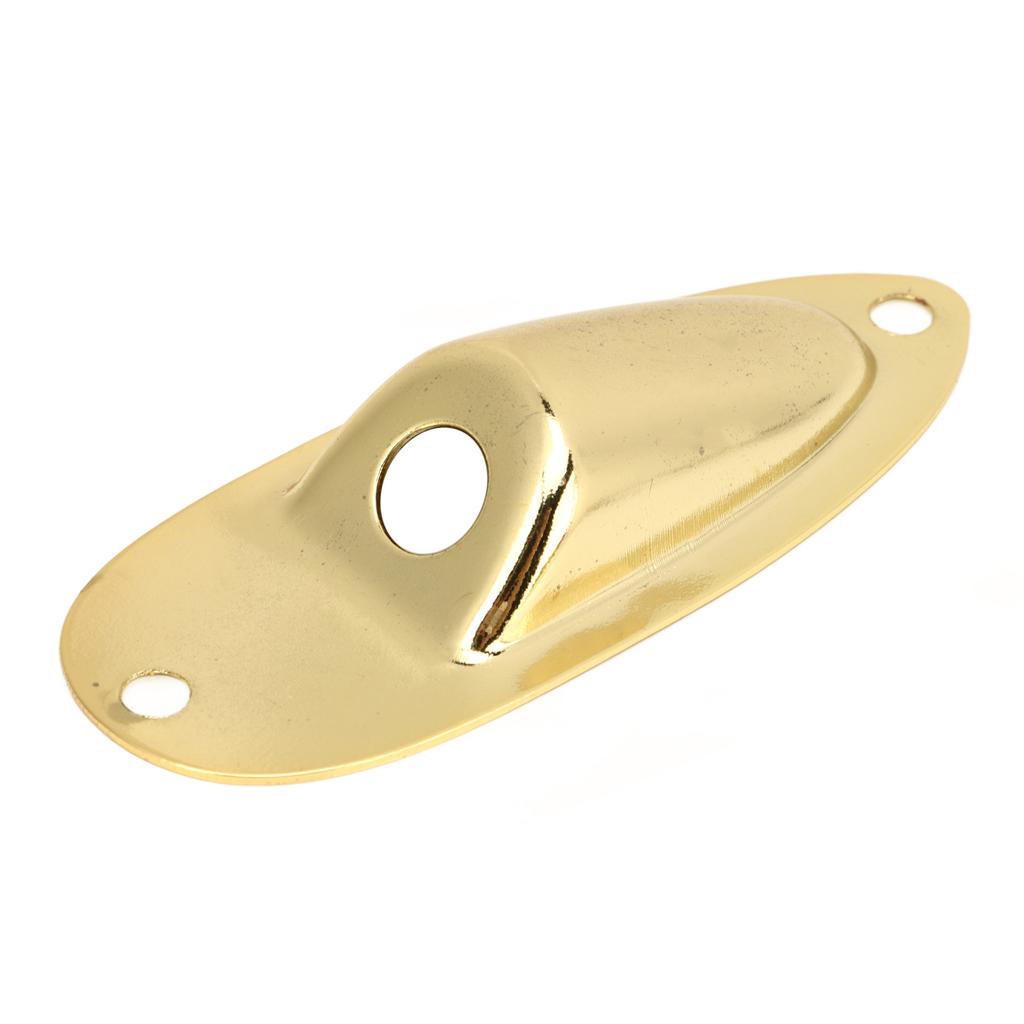 Boat Shaped Guitar Socket with Screws Metal Audio Connector Socket Panel Musical Instrument Parts