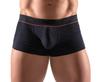 Svenjoyment - Black Men's Boxer Shorts With Red Thin Waistband 2XL