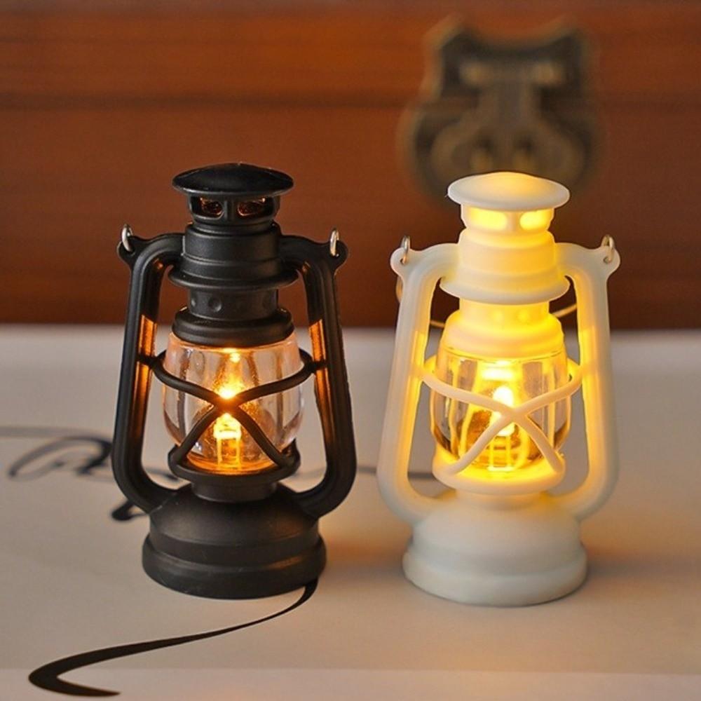 LED Lighting Retro LED Lantern Battery Powered Miniature Night Light  Imaginative Play