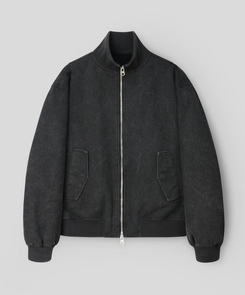 Indust Crop Terra Cotton Blouson Jacket_Gray