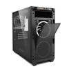 Sharkoon V1000W RGB Micro Tower PC Case, Micro-ATXMini-ITX Compatible, Features 3 X 120mm ARGB Fans, 1 X 5.25-inch Bay, Tempered Glass Side Panel,