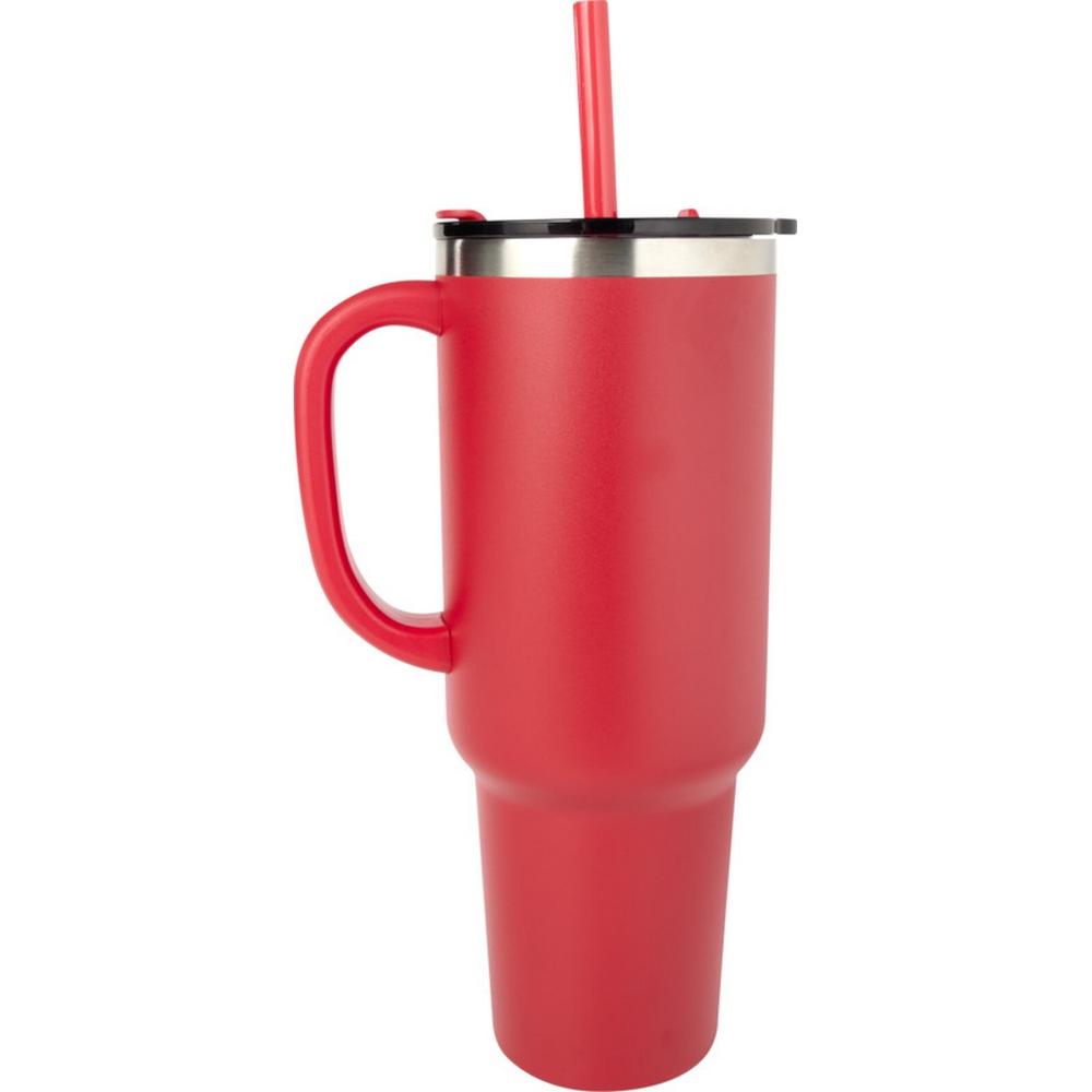 Sydney Vakuumisolierter 1200ml Becher mit Strohhalm