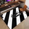 Juventus Football Polyester Carpet, Soft Indoor Mat for Office Chair, Living Room, Computer Desk - Decorative Home Office Rug Design